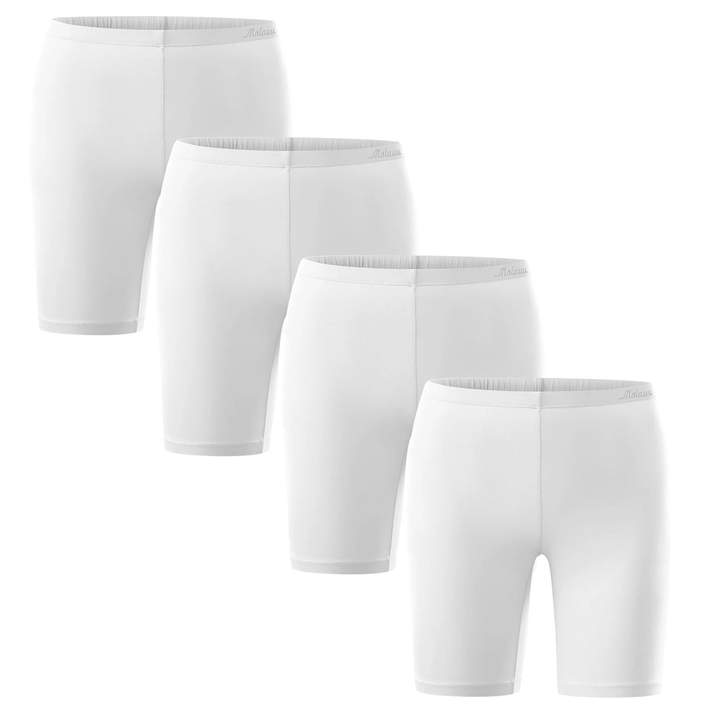 Plus Size Cotton Underwear – High Waist, Soft – 4-Pack