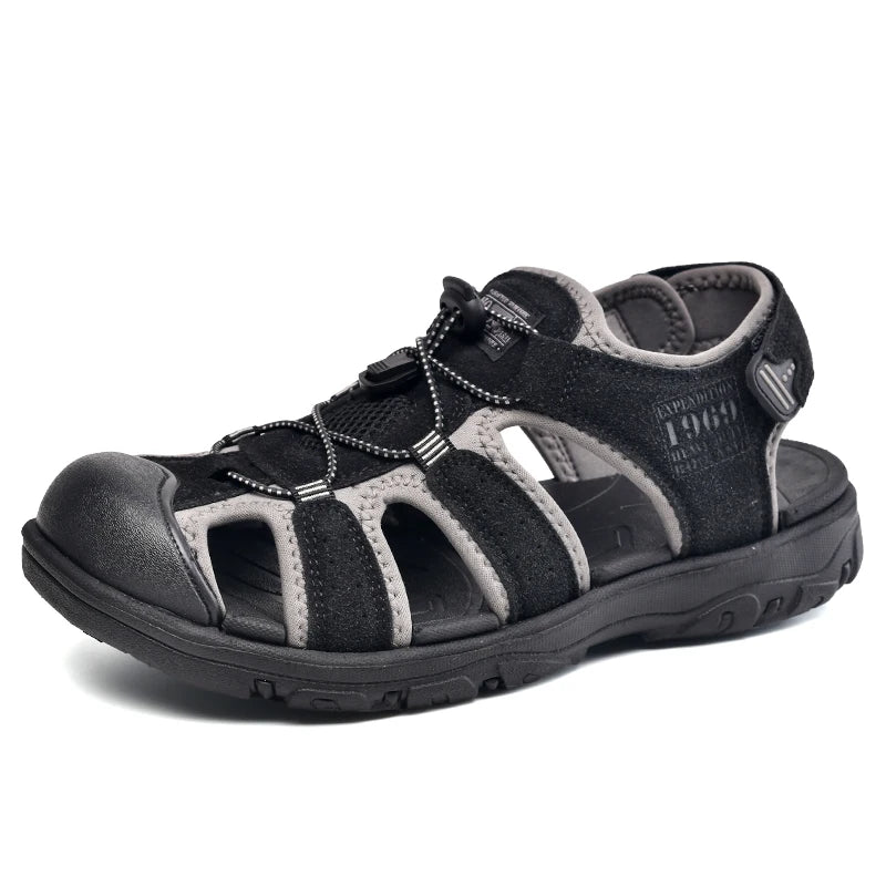 Strider PU Sandals – Flat Outdoor Comfort Walkers