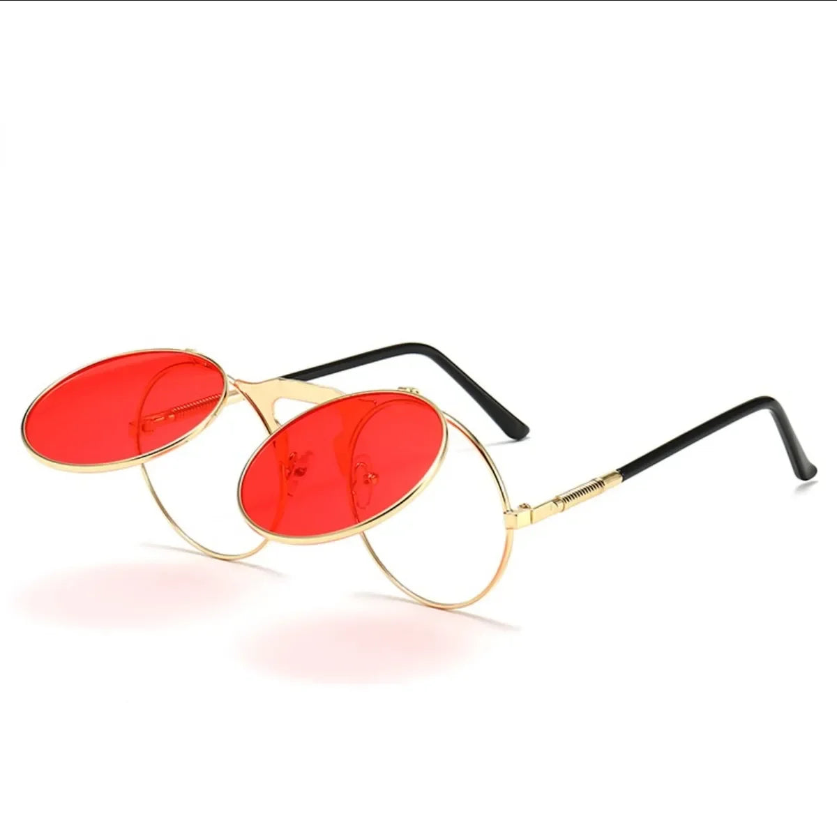 FlipLens Retro | Steampunk Double Lens Sunglasses – Style That Turns Heads