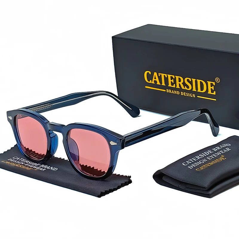 CATERSIDE Luxe | Retro Circular Sunglasses – Bold & Timeless UV400 Shades