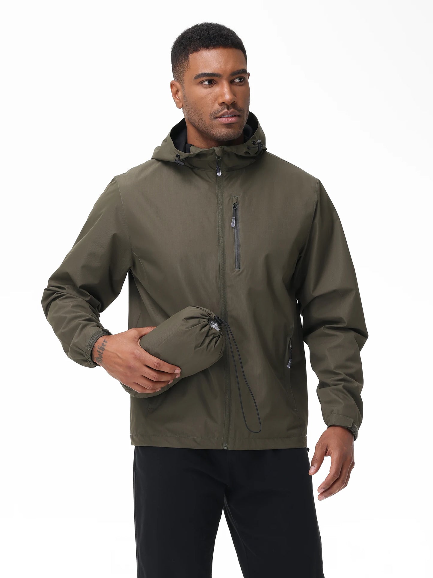 Waterproof Softshell Jacket — Outdoor Hiking & Fishing Jacket with Storage Bag