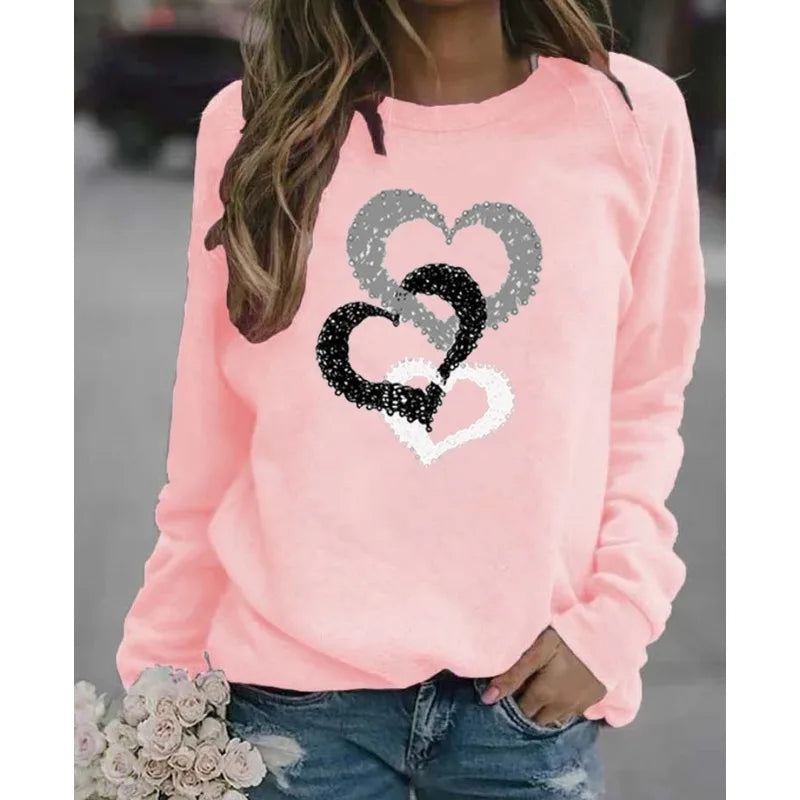 Santa Print Hoodie — Holiday Season Pullover, Winter Streetwear