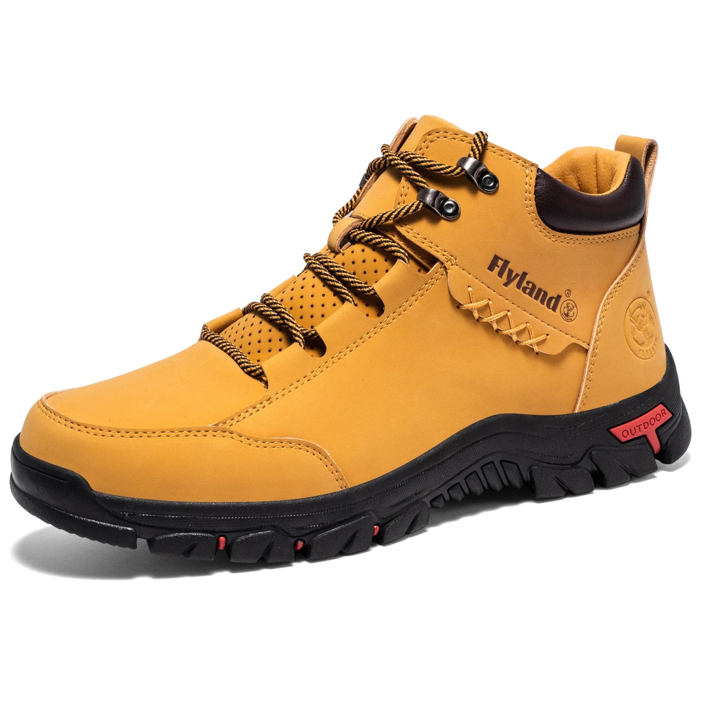 Ankle Leather Sneakers — Casual Office Boots with Sporty Finish