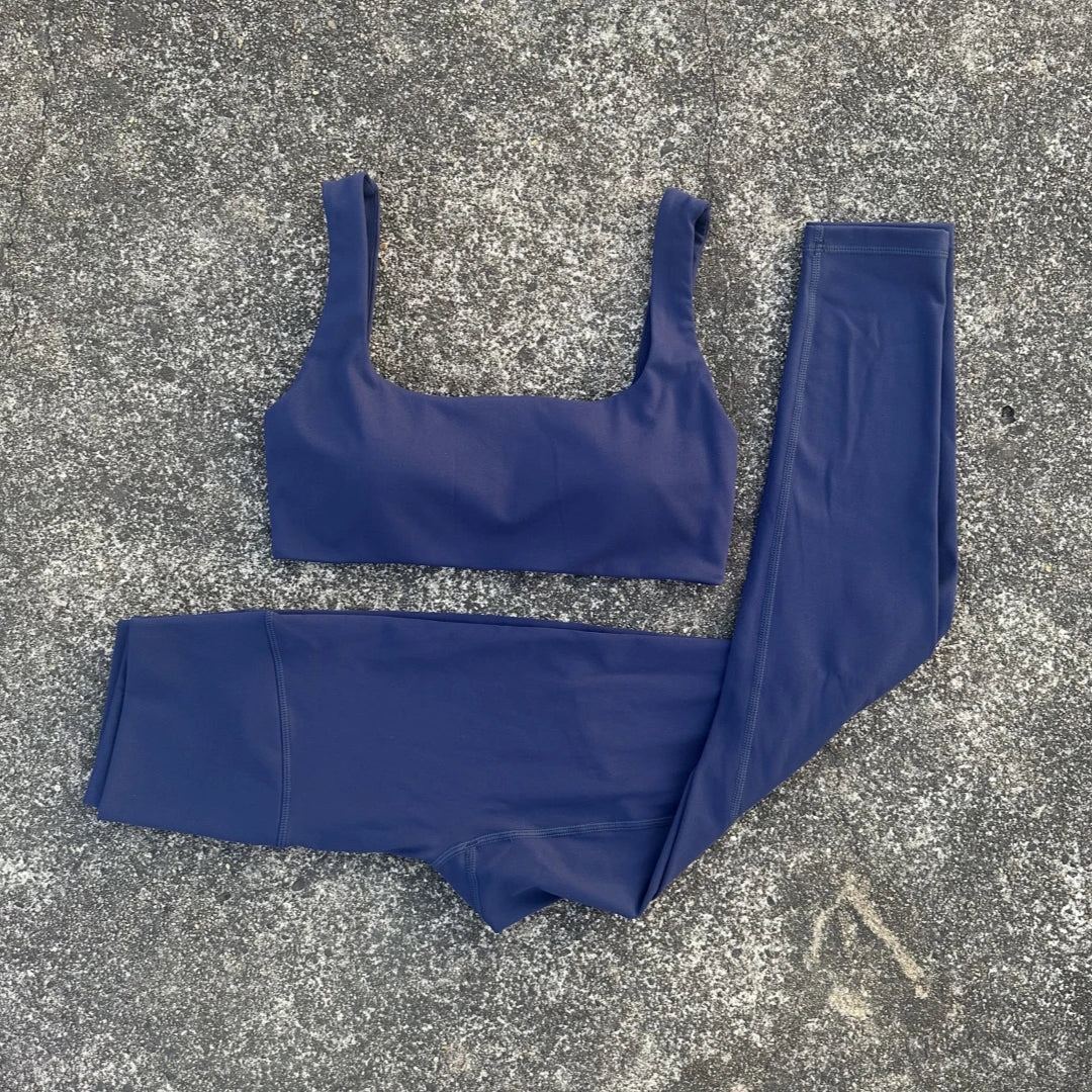 FlexBack Sculpt Set – Bra + High Waist Leggings