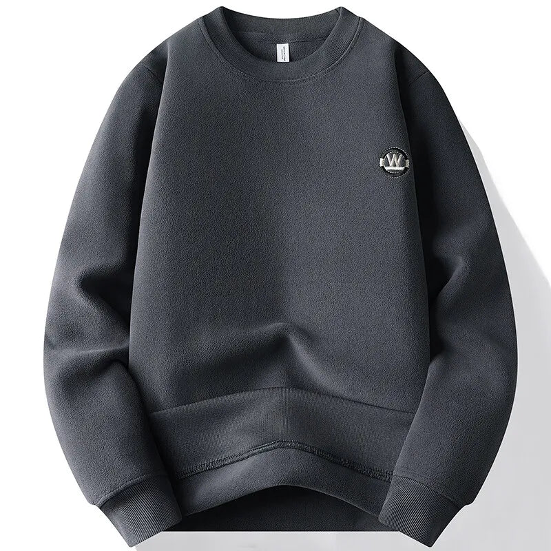 Fleece Lined Embroidered Sweater