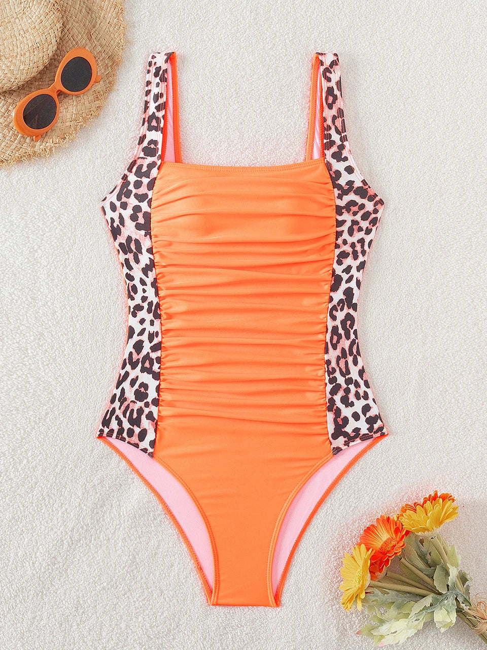 Vintage Leopard One-Piece – Slim Cut Design