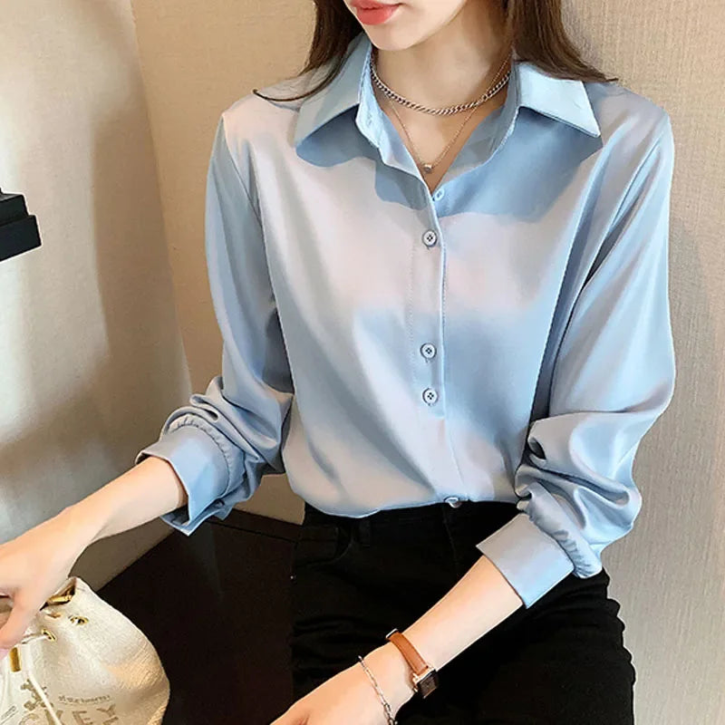Effortless Grace – Lightweight Chiffon Spring Top
