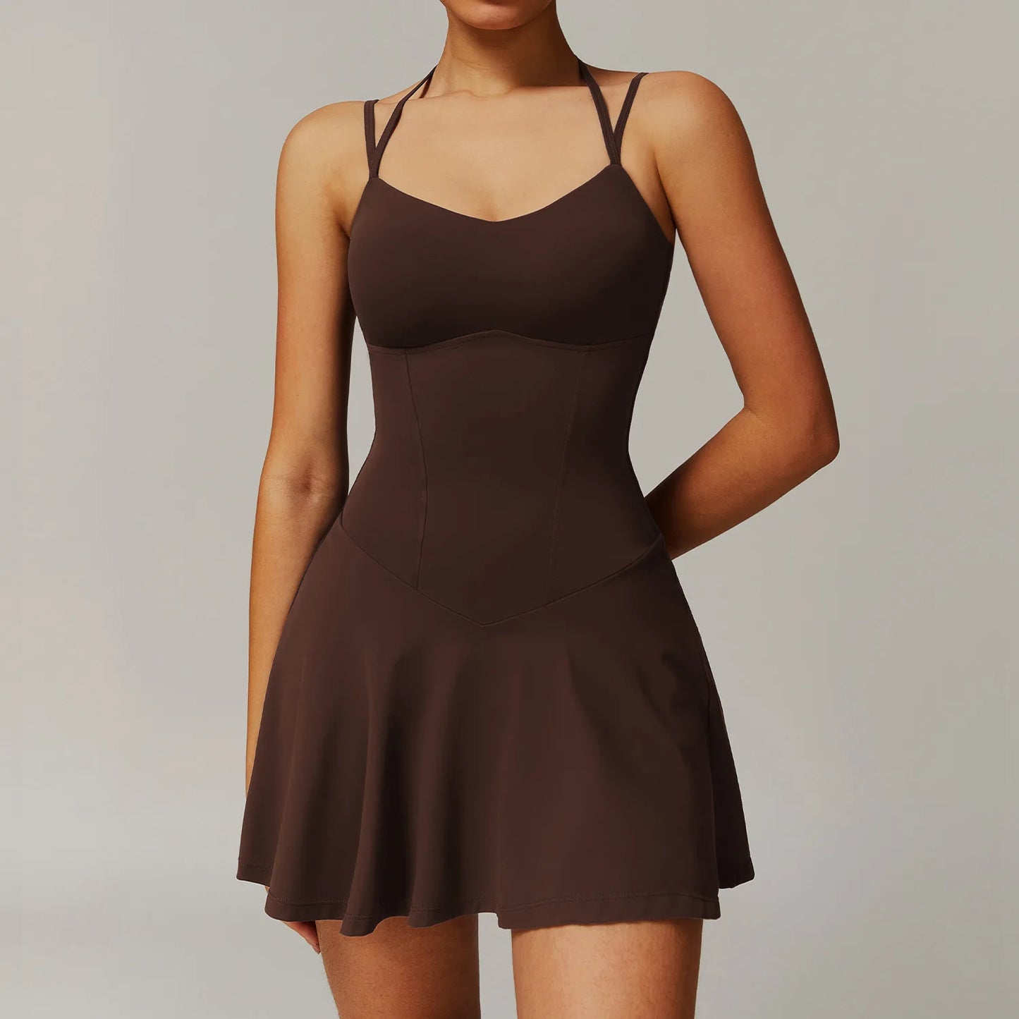 AceTennis Skirt Set – Sport Dress with Pockets