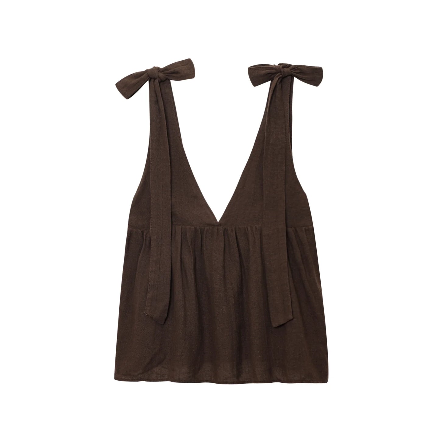 V-Neck Backless Sleeveless Top & Drawstring Slim Shorts Set – Chic Two Piece