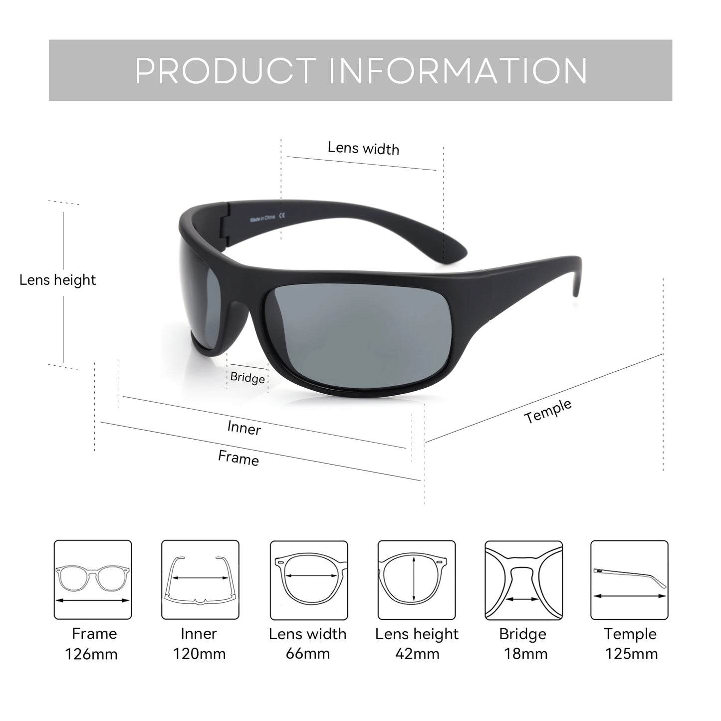 ZENOTTIC TR90 Polarized Sunglasses – Flexible Outdoor Sport & Driving Shades