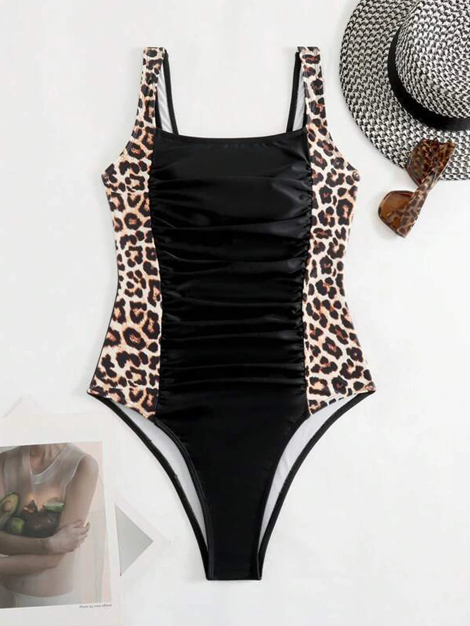 Vintage Leopard One-Piece – Slim Cut Design