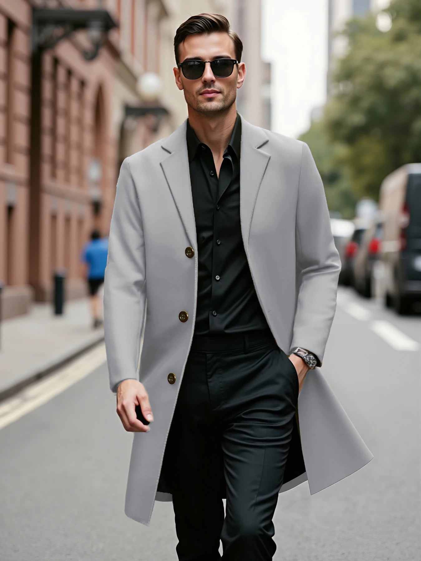 Casual Solid Color Sports Jacket — Spring & Autumn Lightweight Outerwear