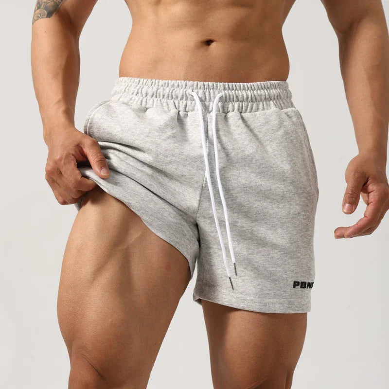 Black & White Striped Denim Shorts