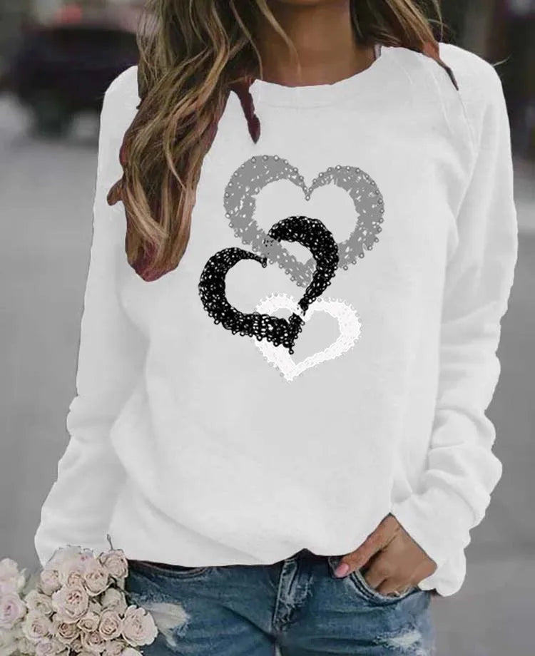 Santa Print Hoodie — Holiday Season Pullover, Winter Streetwear