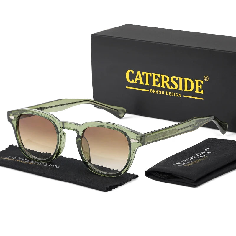 CATERSIDE Luxe | Retro Circular Sunglasses – Bold & Timeless UV400 Shades
