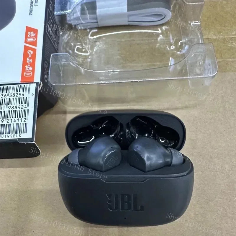 JBL WAVE 200TWS – Earbuds Bluetooth 5.0 Esportivos com Microfone – Versão HK Oficial