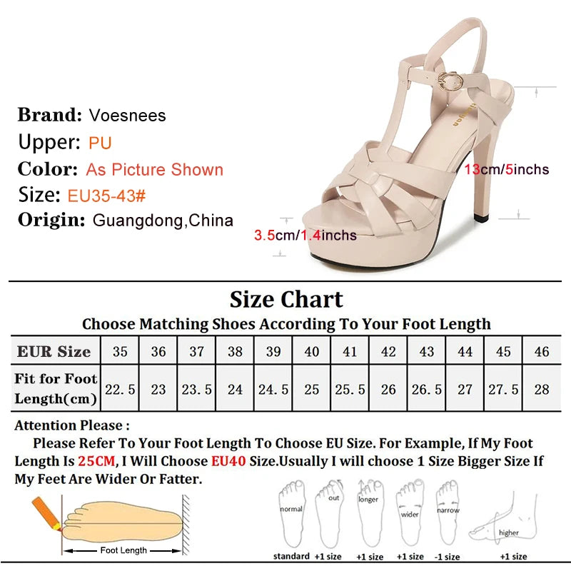 RomaWave | Microfiber Platform Stiletto Slides – Open Toe Party Sandals