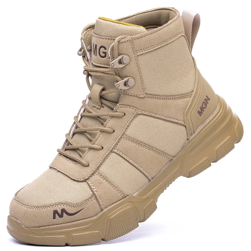 Lightweight Safety Sneakers — Anti-Slip Tactical Footwear for Work