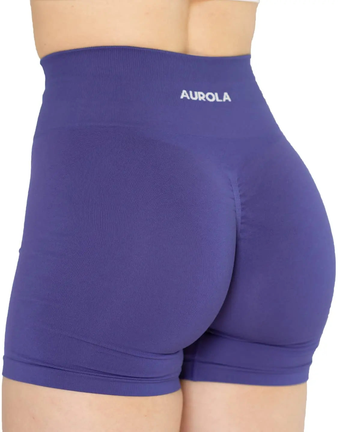 Seamless Scrunch Workout Shorts — Women's High Waist Gym & Yoga Fitness Shorts