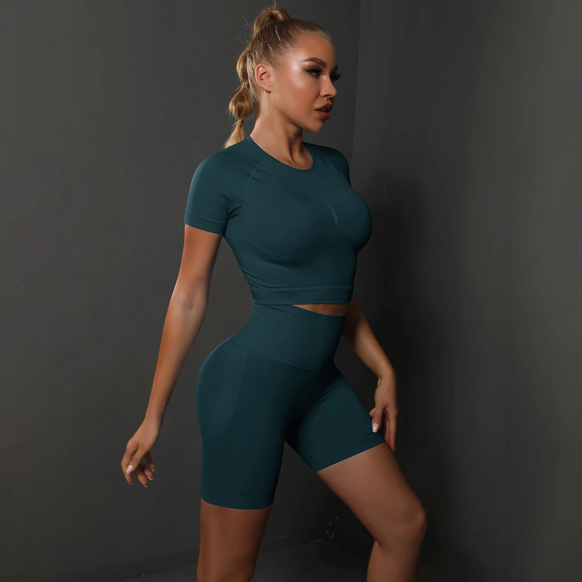 ZenBalance Romper Set – Ribbed One-Piece Jumpsuit