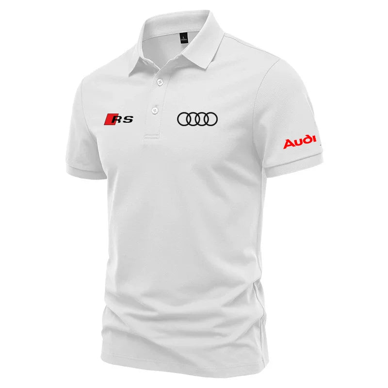 Audi Lapel Polo – Sporty Casual