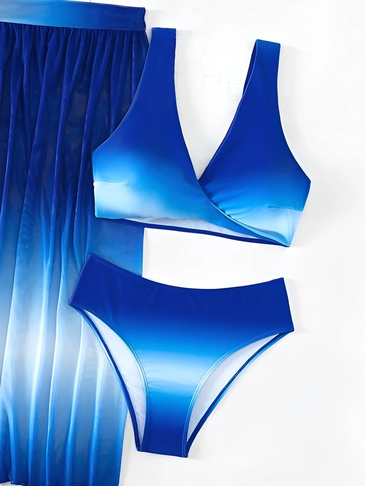 Ombre Bikini with Skirt