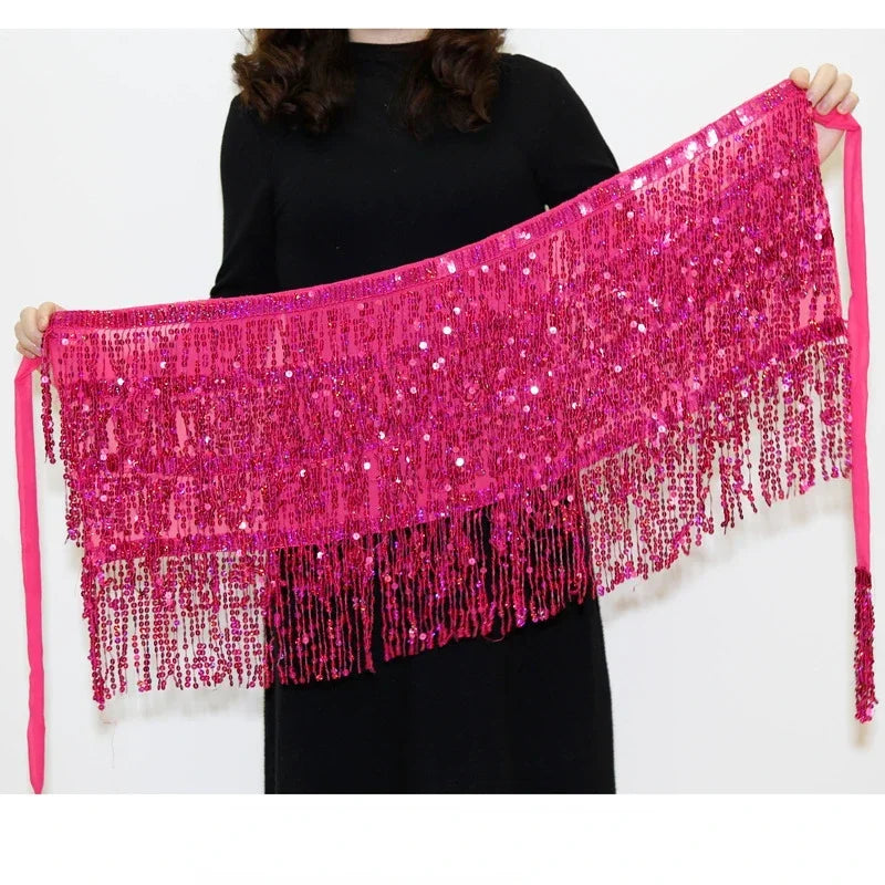 Sequin Tassel Mini Skirt — Dance & Party Ready
