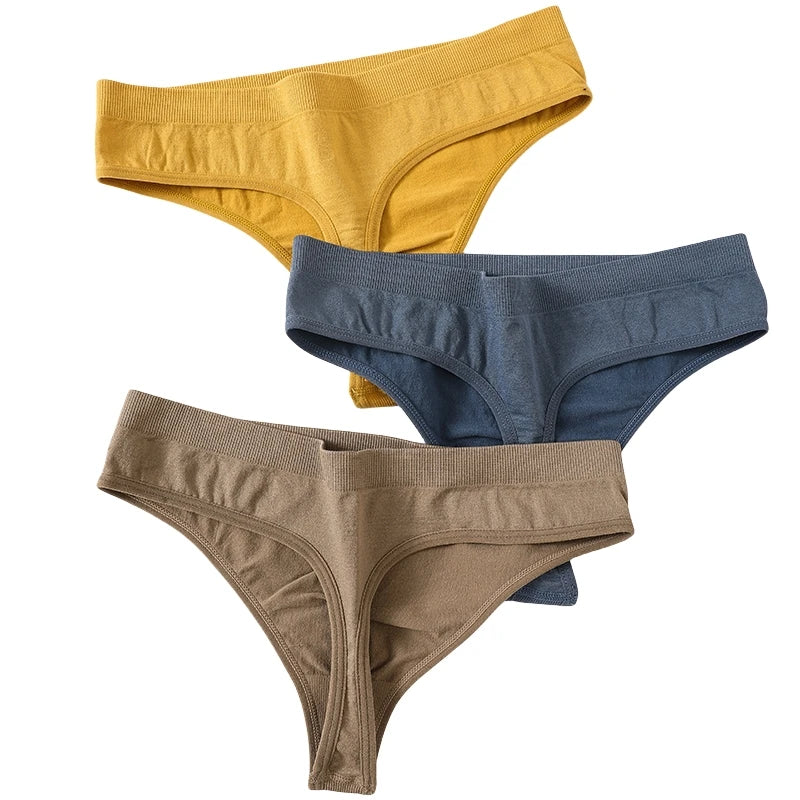 Seamless Thongs – Low Waist, Sporty – 10-Pack