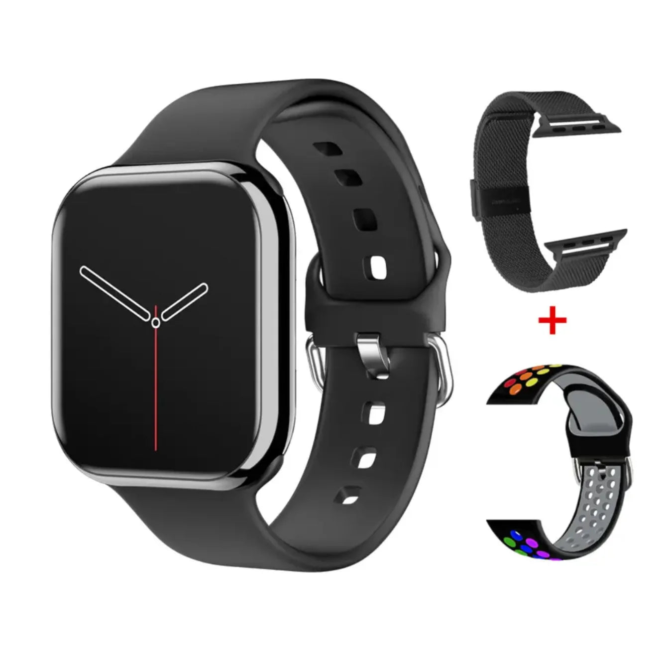 Smartwatch with Body Temp & GPS – NFC, Always-On Display, Sport Design