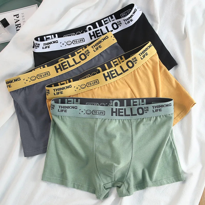 Basic Cotton Boxer Briefs – Plus Size Breathable Underwear Lingerie