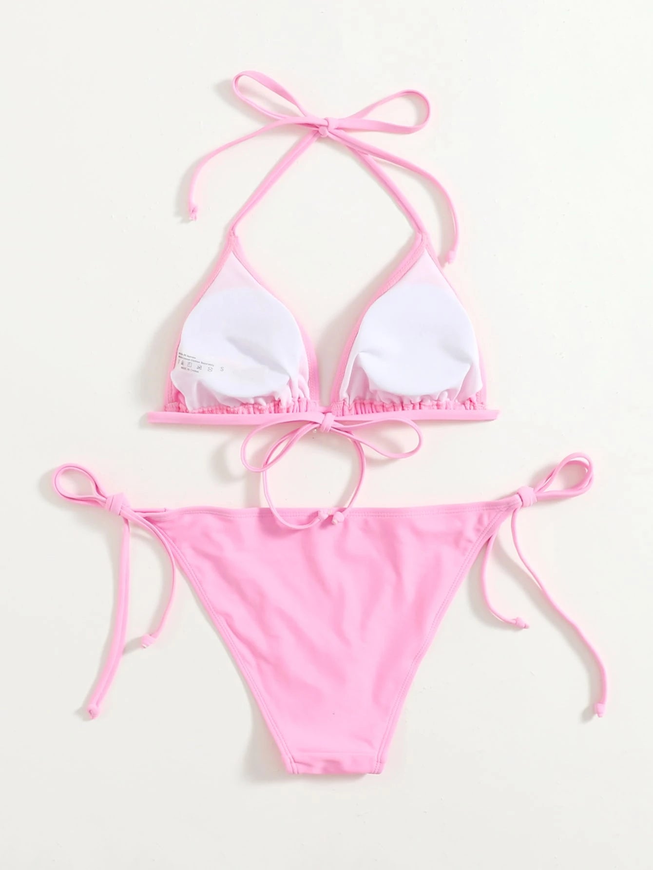 Tie-Side Triangle Bikini – Minimal Summer Fit