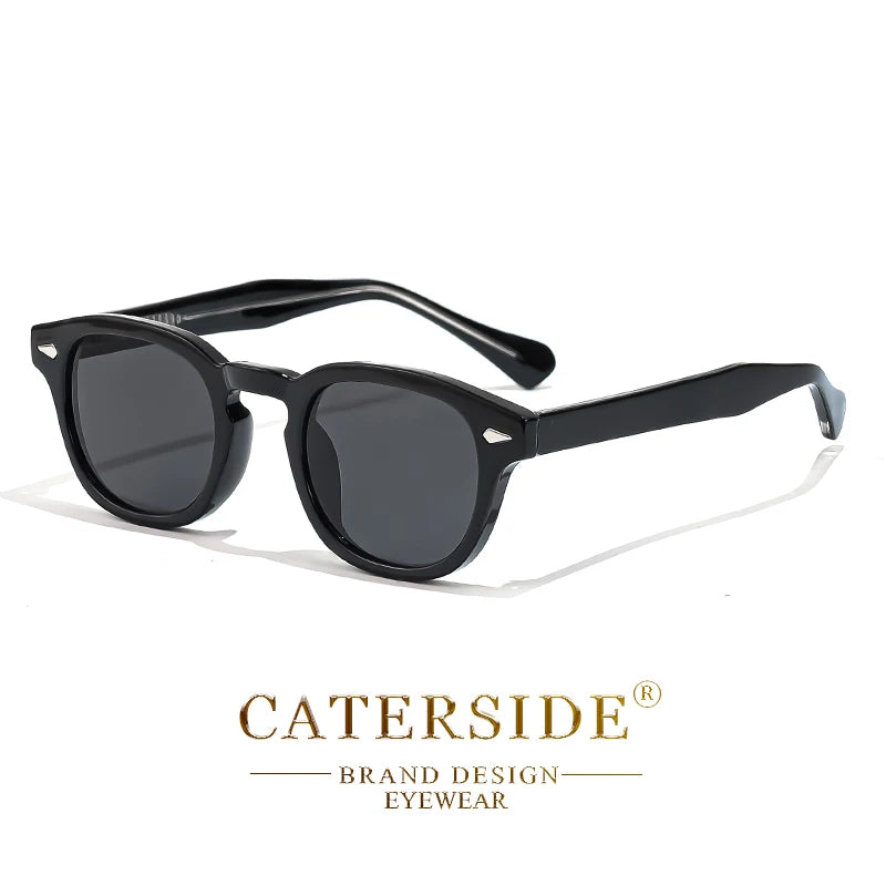 CATERSIDE Luxe | Retro Circular Sunglasses – Bold & Timeless UV400 Shades
