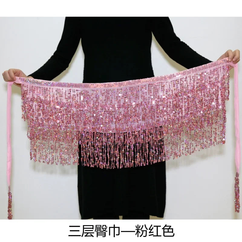 Sequin Tassel Mini Skirt — Dance & Party Ready