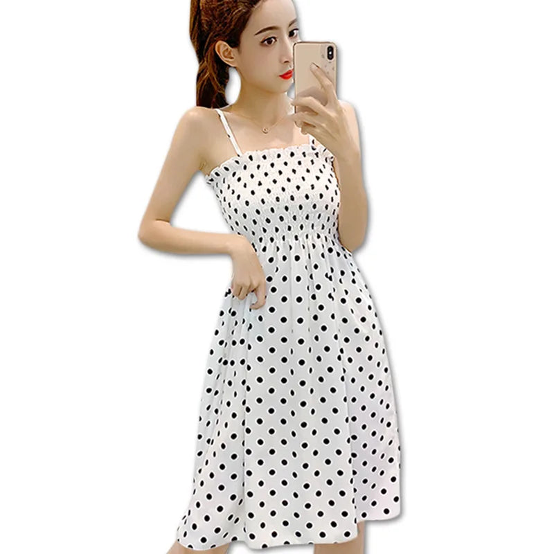 Elegant Contrasting Knit Maxi Dress — O-Neck, Short Sleeve, Metal Buttons