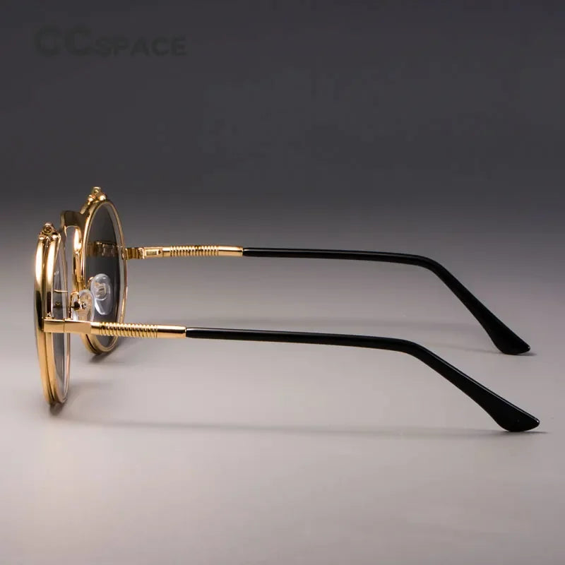 FlipLens Retro | Steampunk Double Lens Sunglasses – Style That Turns Heads