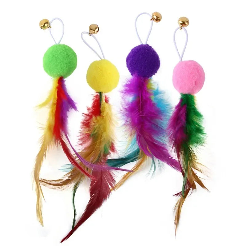 Feather Toys With Bell