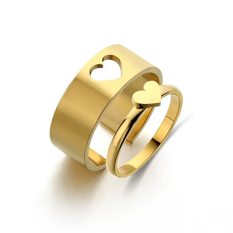 Bat Couple Rings – Stainless Steel Punk Rock Design