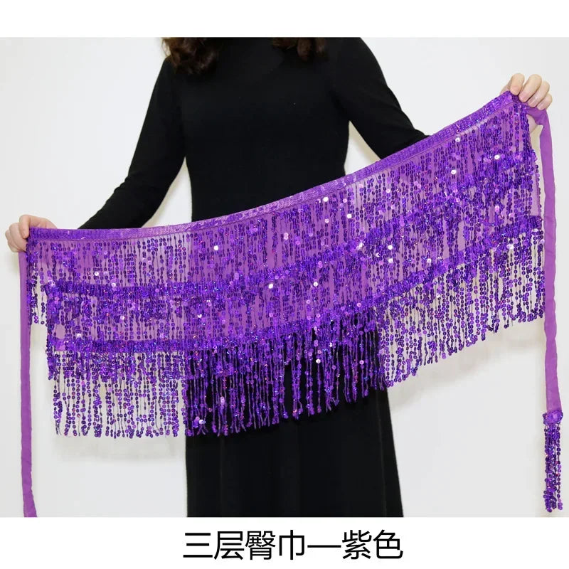 Sequin Tassel Mini Skirt — Dance & Party Ready