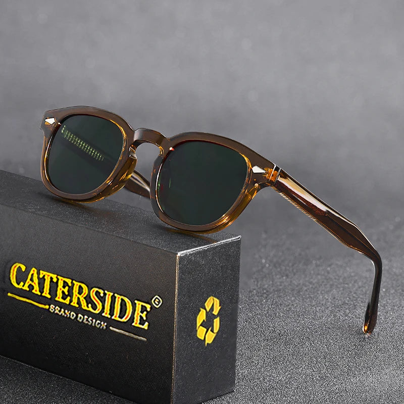 CATERSIDE Luxe | Retro Circular Sunglasses – Bold & Timeless UV400 Shades