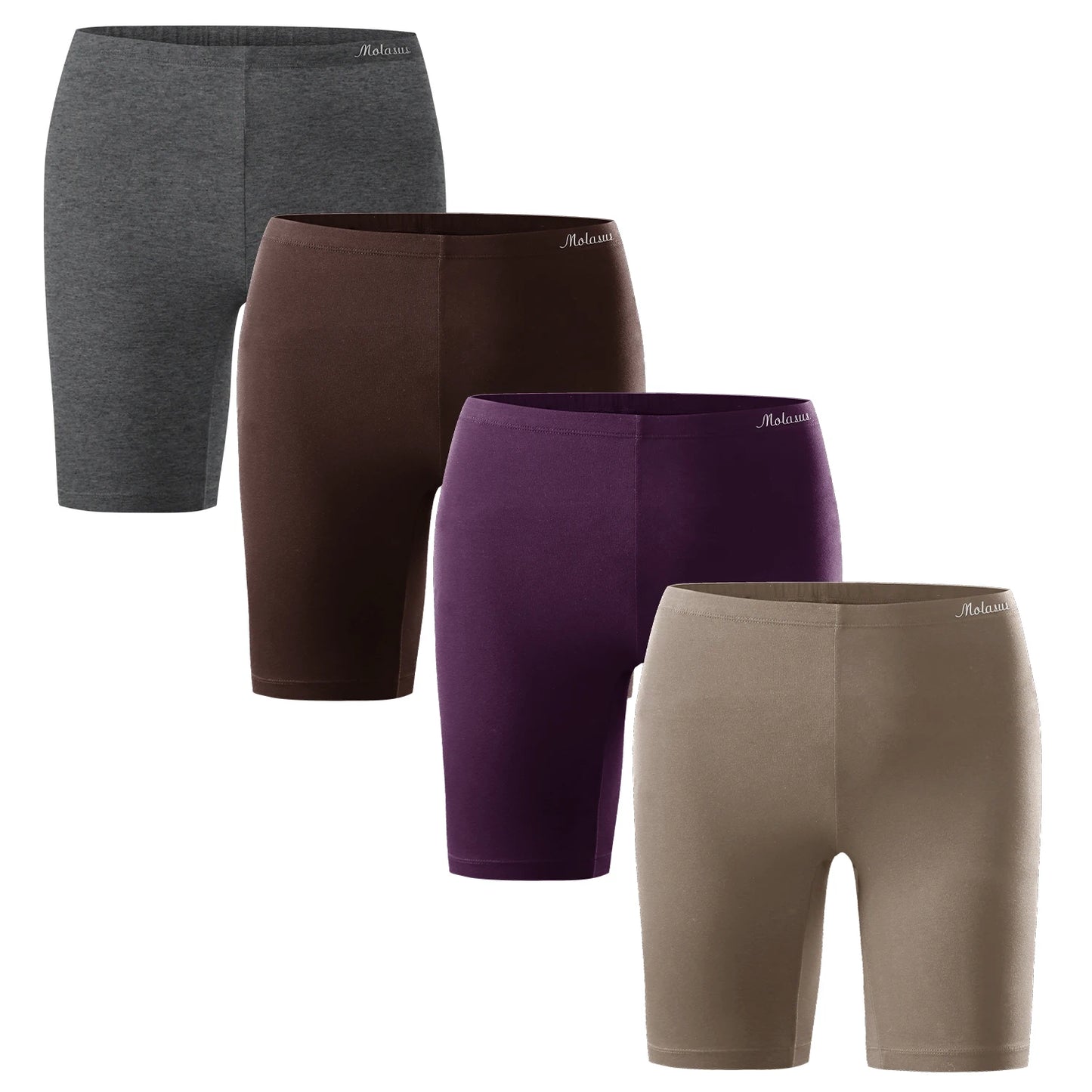 Plus Size Cotton Underwear – High Waist, Soft – 4-Pack