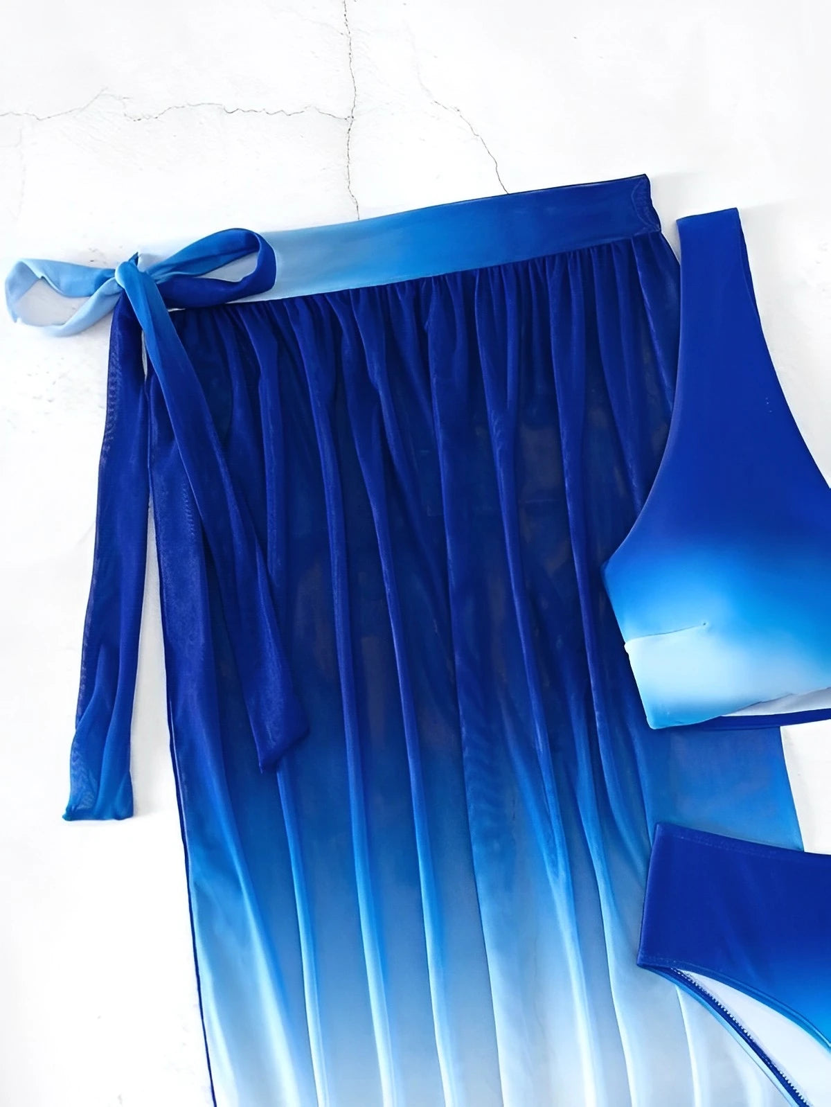 Ombre Bikini with Skirt