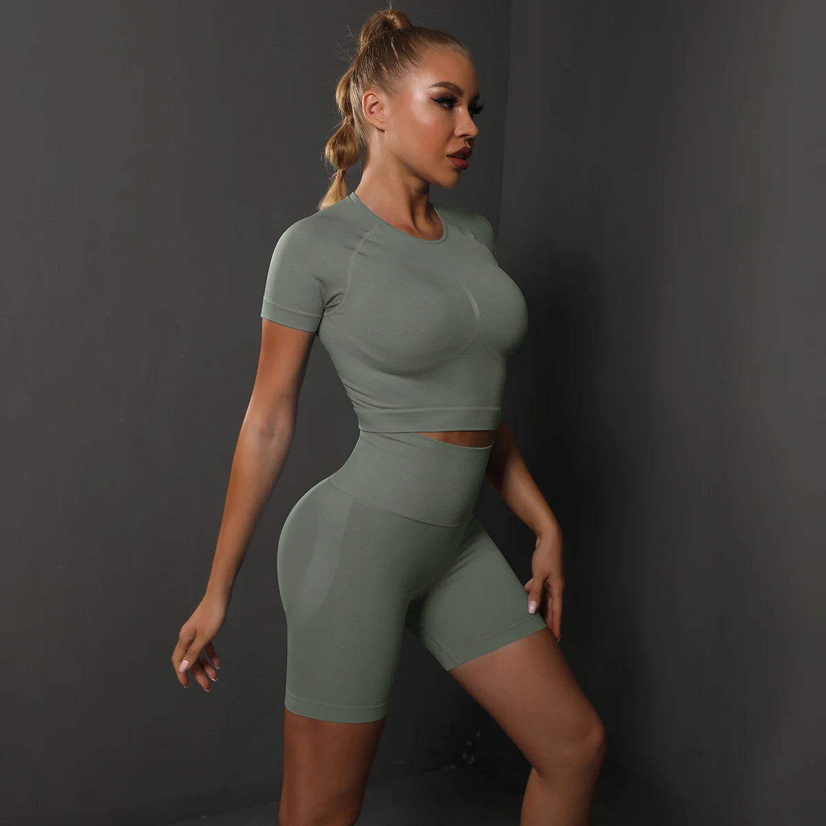 ZenBalance Romper Set – Ribbed One-Piece Jumpsuit