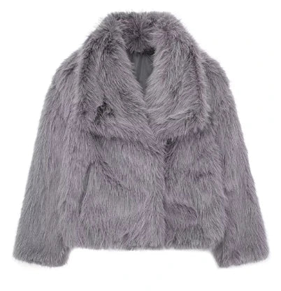 Loose Stand Collar Coat