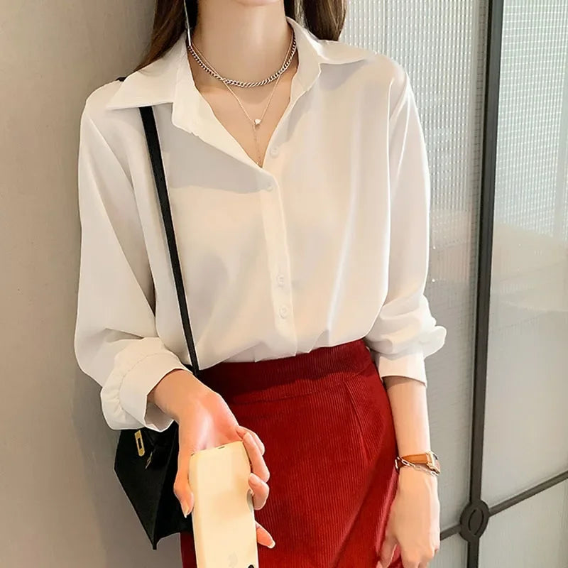 Effortless Grace – Lightweight Chiffon Spring Top