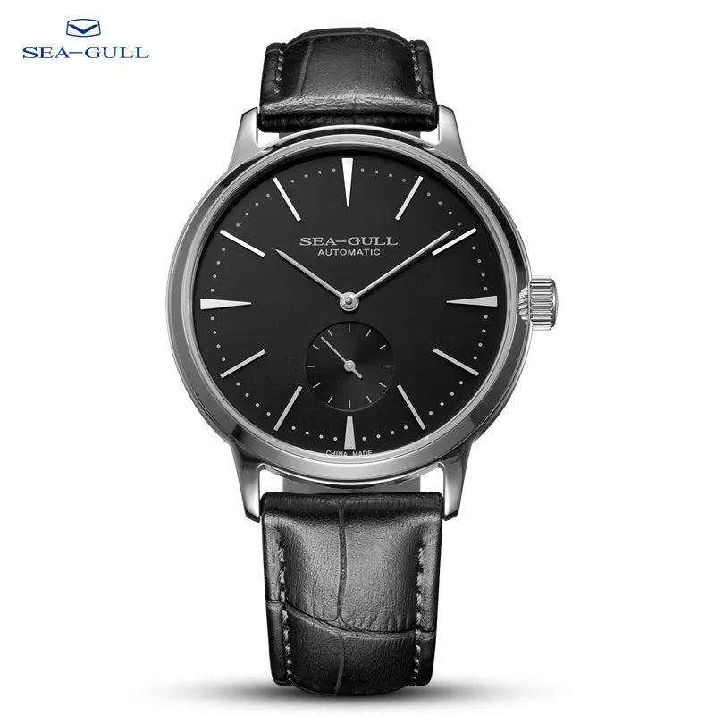 Mechanical Business Watch – Waterproof Leather Strap, Classic Design