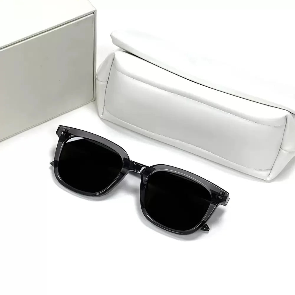 GlowJelly | Retro Jelly Sunglasses – Square Frame, Face-Slimming UV400