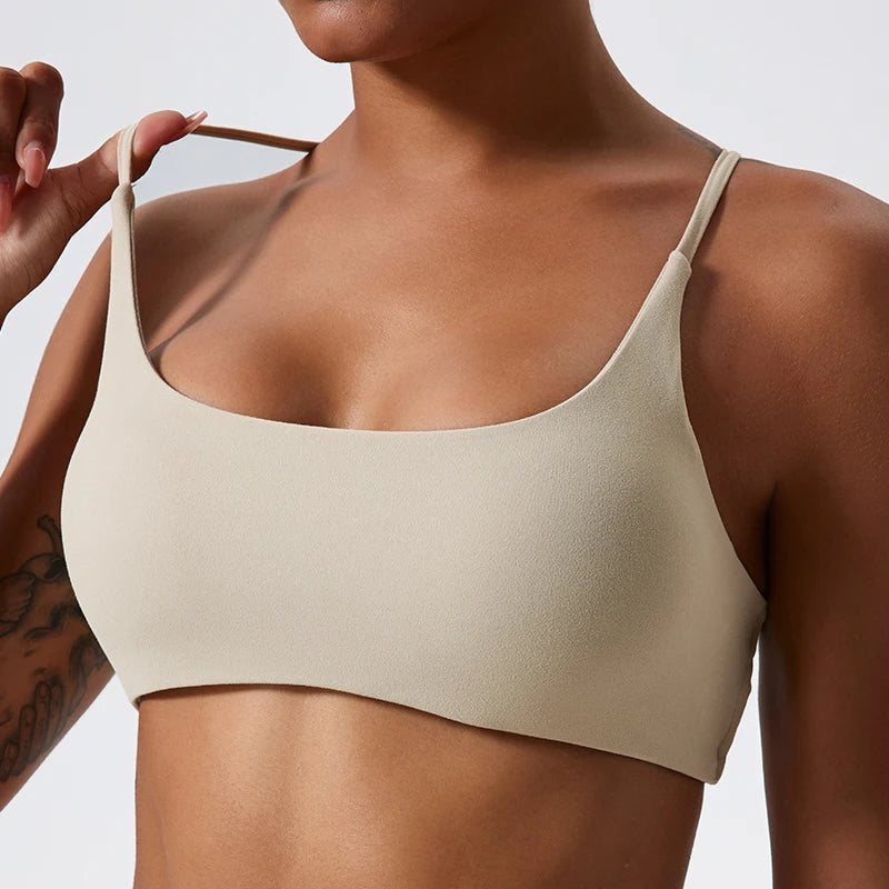 Super Soft Fabric Sexy Sports Bra Gym Top Women Higher Quality Yoga Clothes Women Sports Fitness Workout Cross Back Yoga Bra