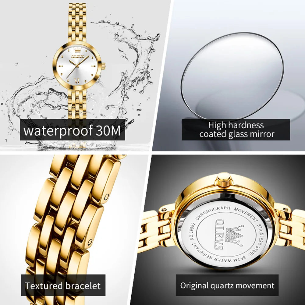 Ceramic Bracelet Quartz Watch – Luxurious & Durable