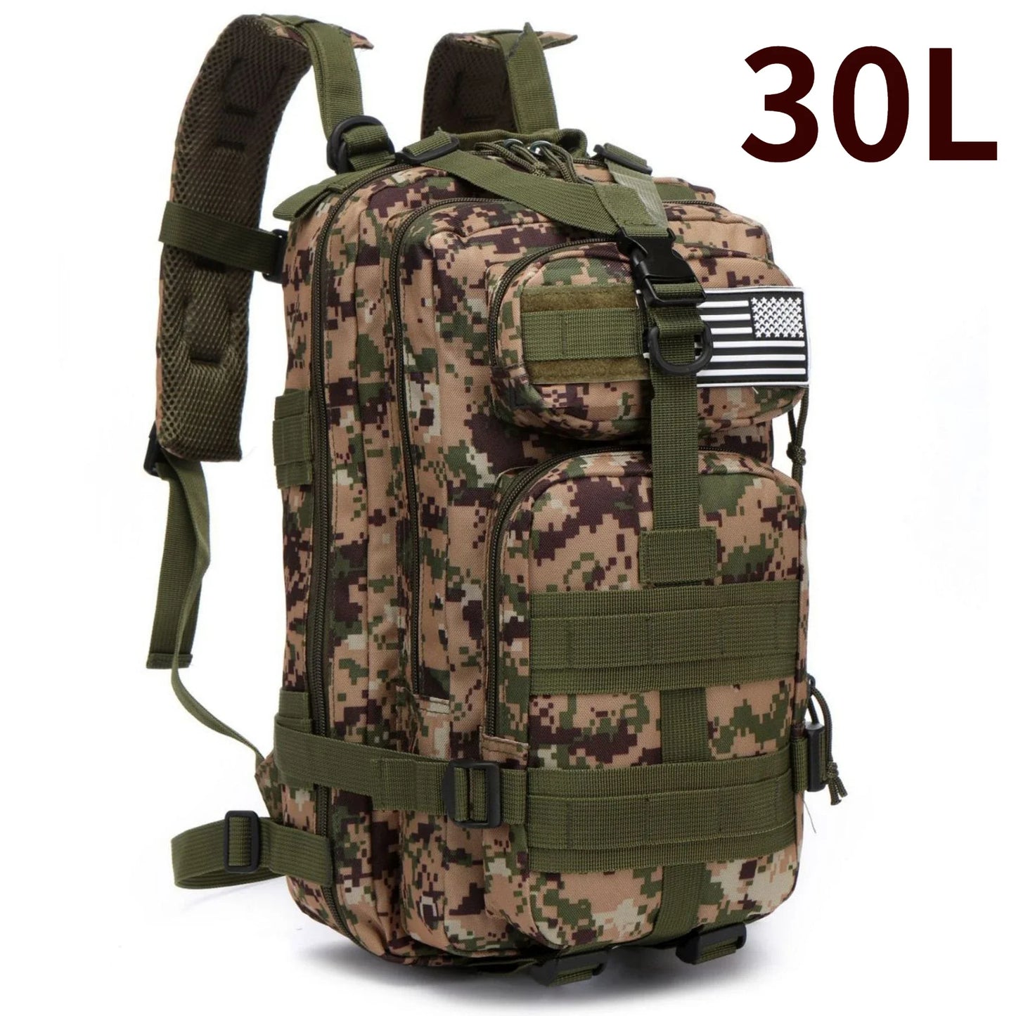 RangerTrek Tactical Backpack – 30L/50L Waterproof Nylon Outdoor Bag
