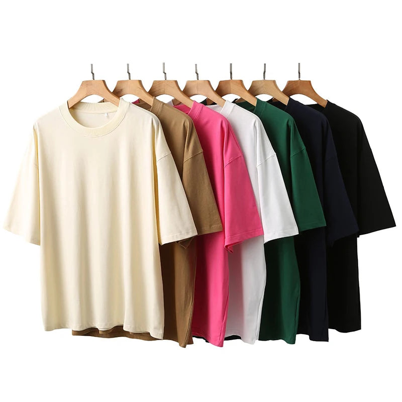 Heavyweight Oversized Cotton Tee – Premium Quality